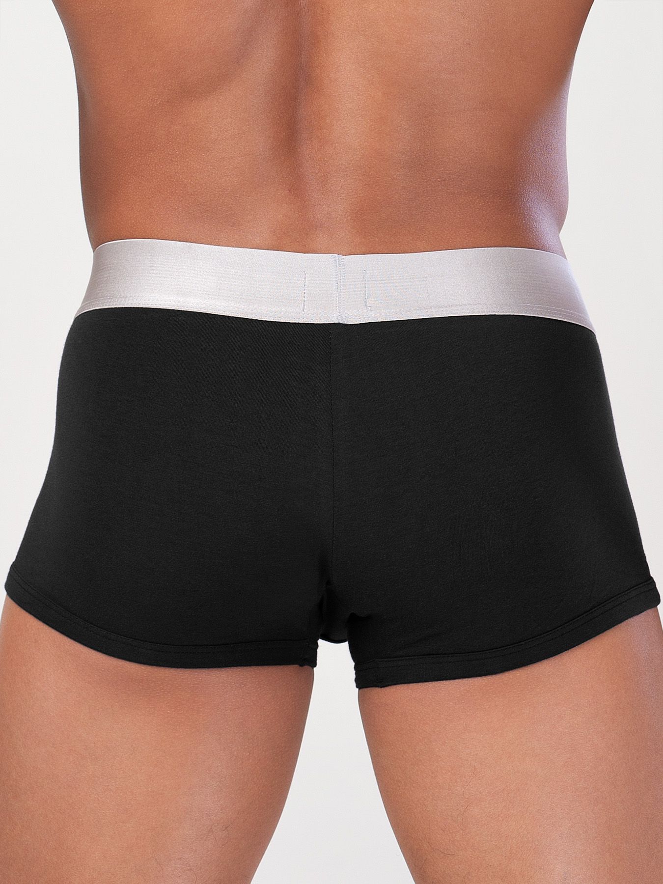 Мужские трусы-боксеры с серебристой резинкой 6