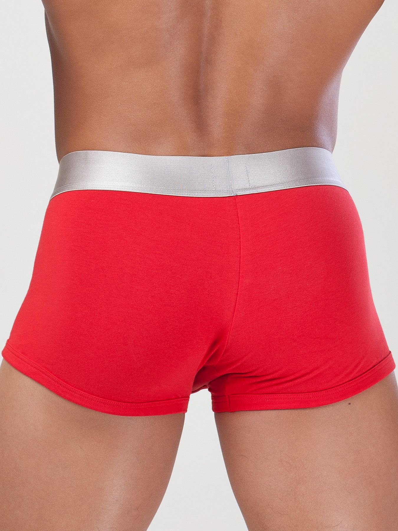 Мужские трусы-боксеры с серебристой резинкой 2