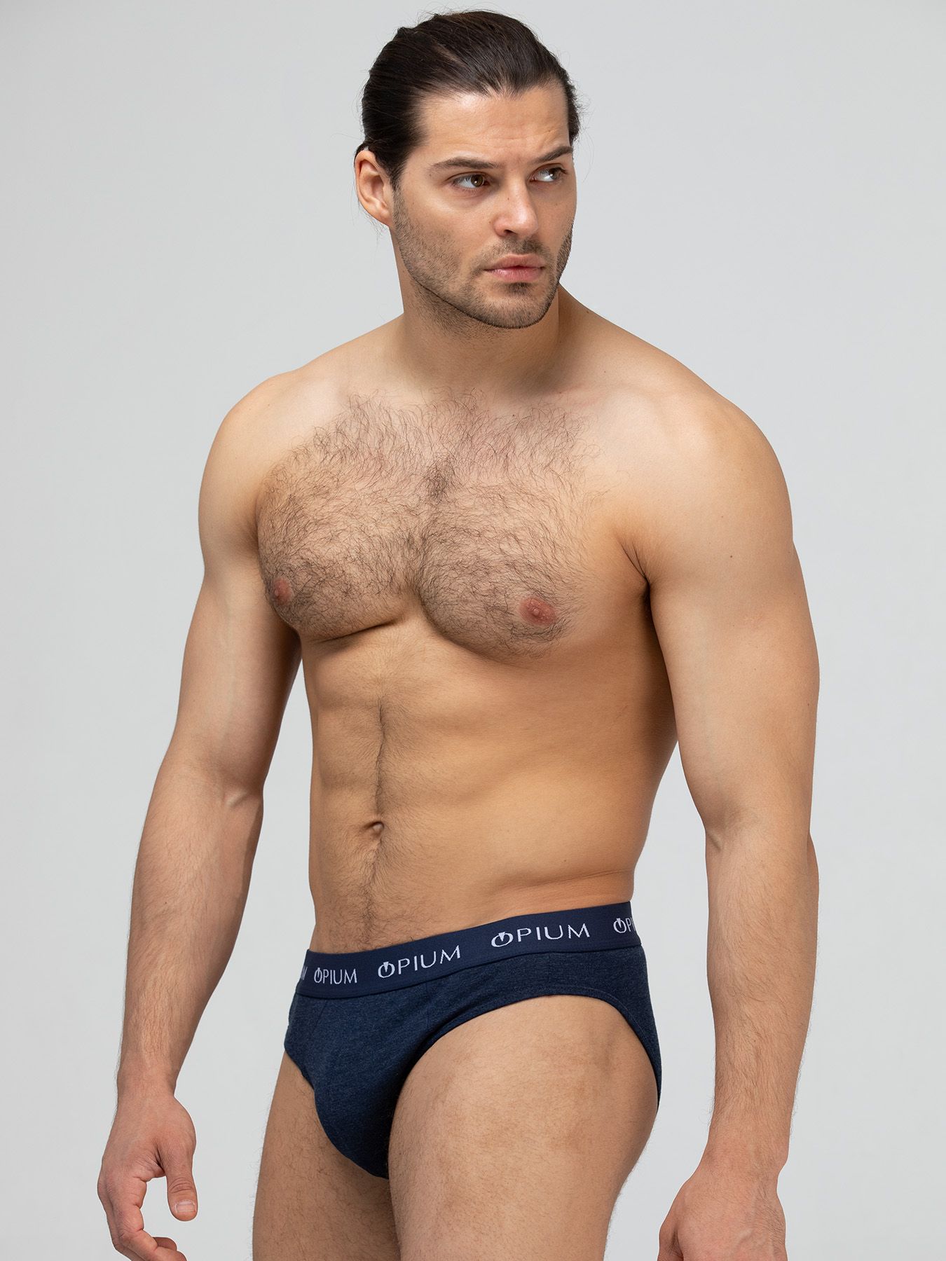 Мужские трусы-слипы с широкой фирменной резинкой 4