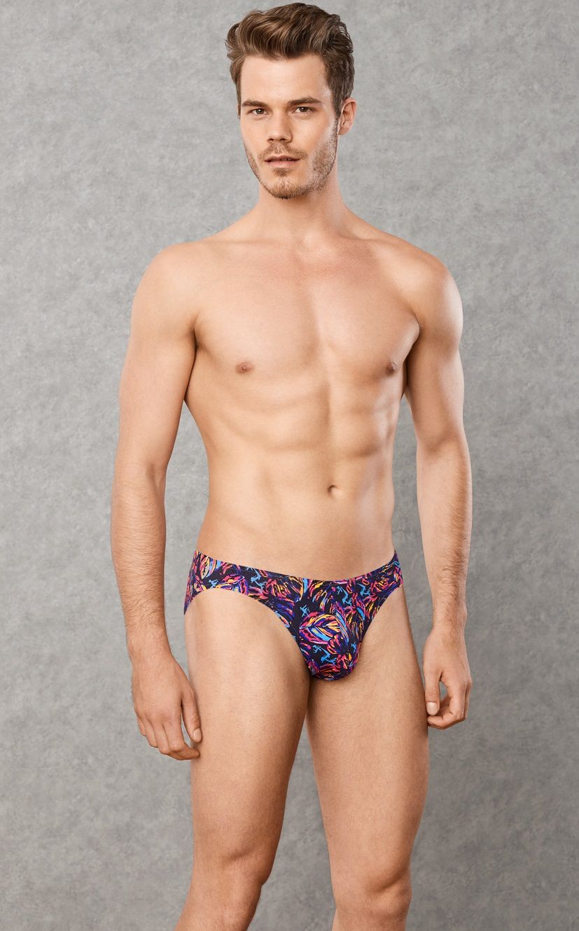 Мужские трусы-слипы с растительным принтом Doreanse Poison Ivy 1