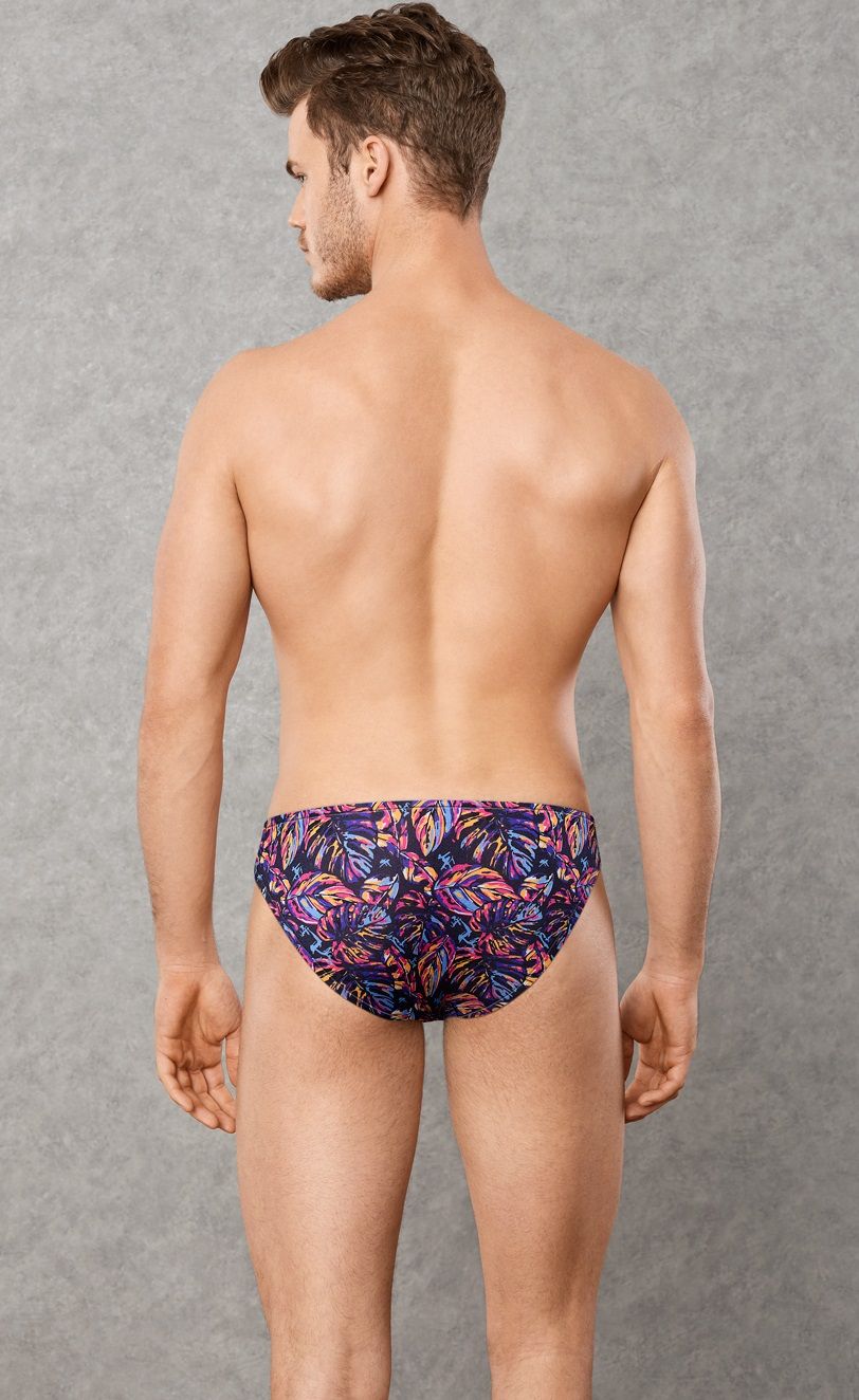 Мужские трусы-слипы с растительным принтом Doreanse Poison Ivy 2