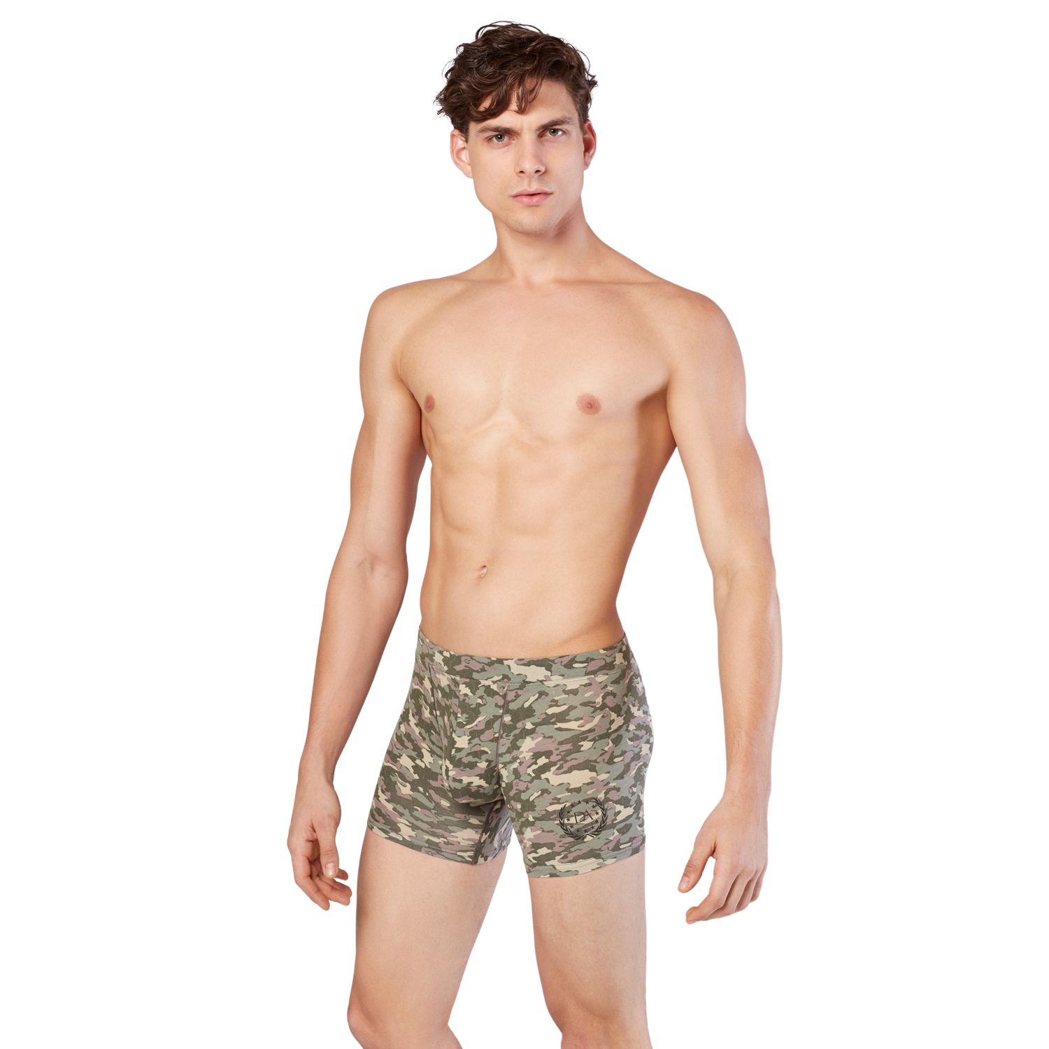 Мужские облегающие камуфляжные трусы-боксеры Doreanse Camouflage 1