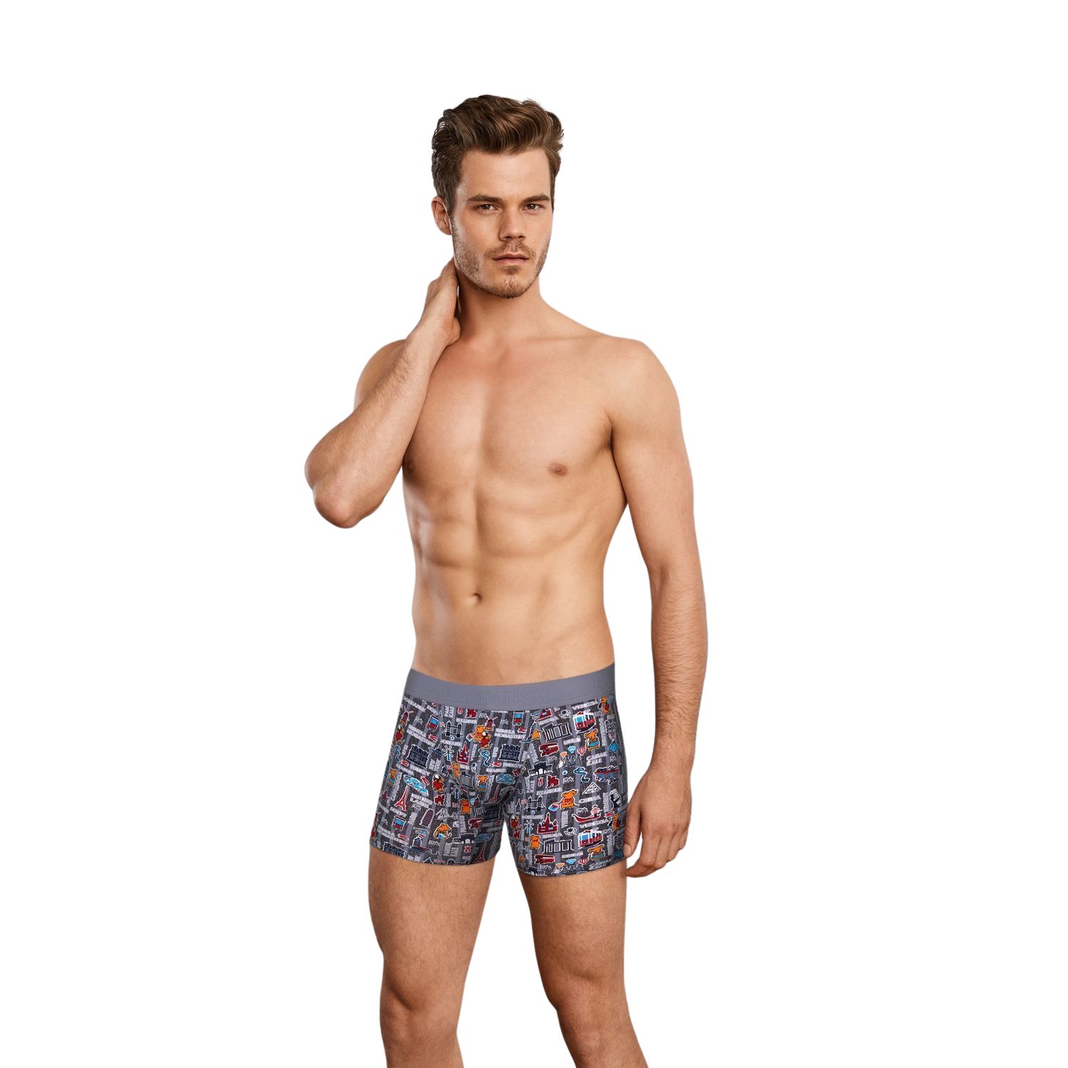 Мужские облегающие трусы-боксеры с принтом Doreanse Voyager 2