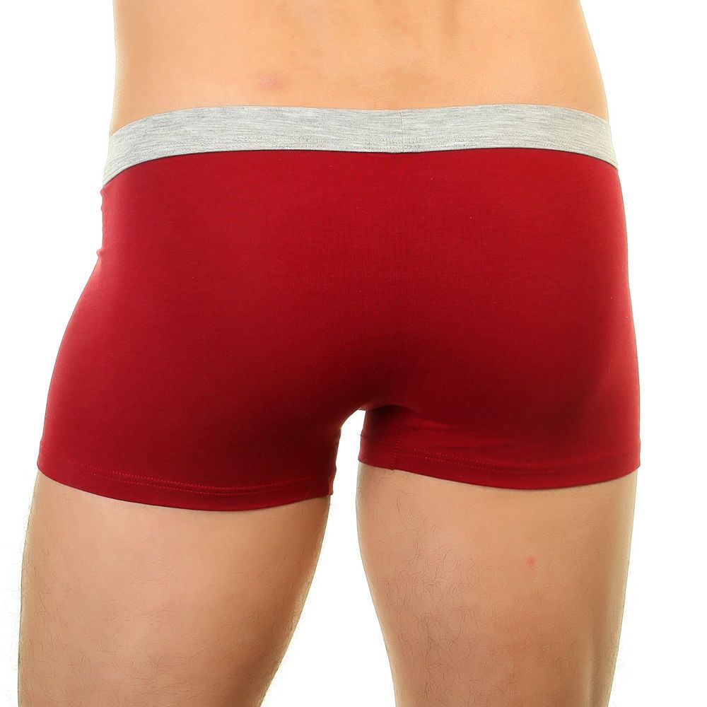 Мужские трусы-боксеры с меланжевой окантовкой и резинкой 2