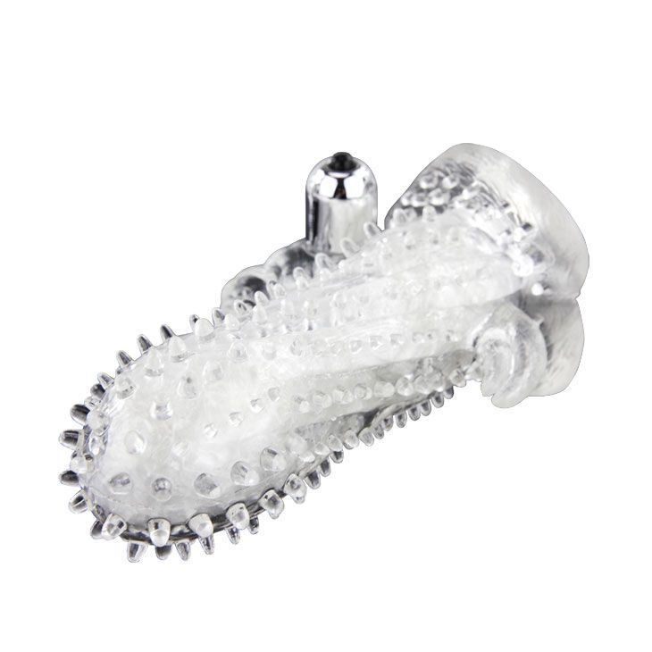 Насадка-удлинитель с пупырышками, усиками и вибрацией 4