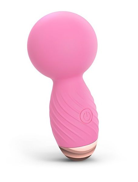 Розовый мини-wand вибратор Itsy Bitsy Mini Wand Vibrator 1