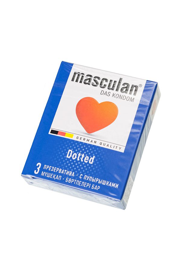 Презервативы с пупырышками Masculan Dotted - 3 шт. 2