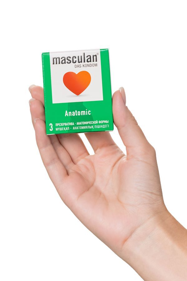 Презервативы анатомической формы Masculan Anatomic - 3 шт. 2