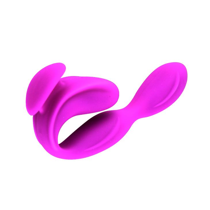 Перезаряжаемый вибромассажер с клиторальной стимуляцией - 21 см. 3