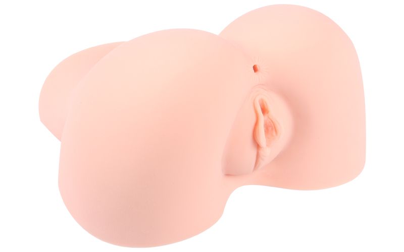 Вибрирующий мастурбатор-полуторс Olivia Say: вагина и анус 1