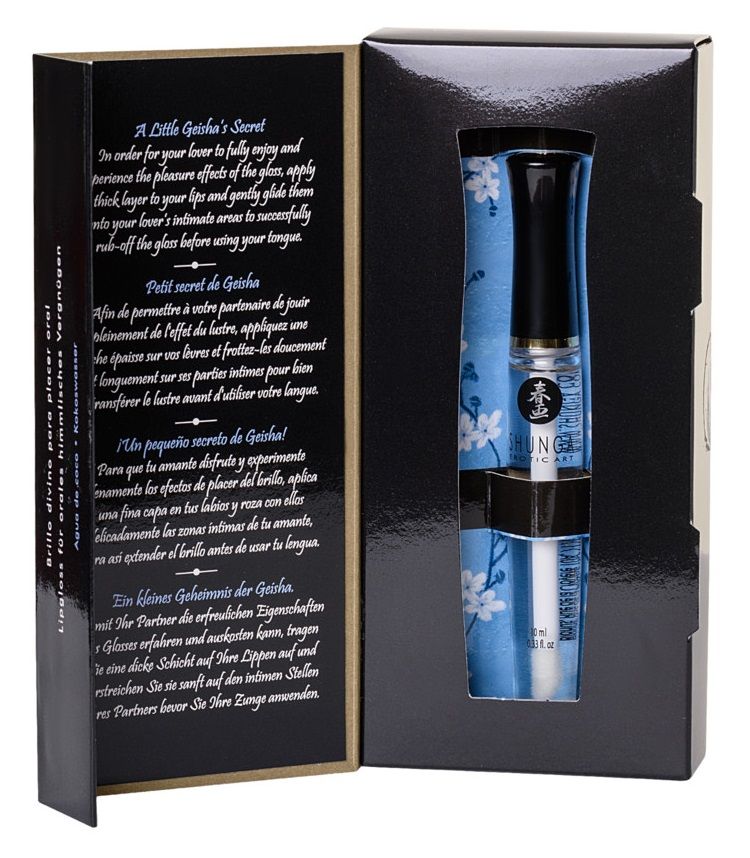 Возбуждающий блеск для губ с ароматом кокоса "Божественное удовольствие" - 10 мл. 5