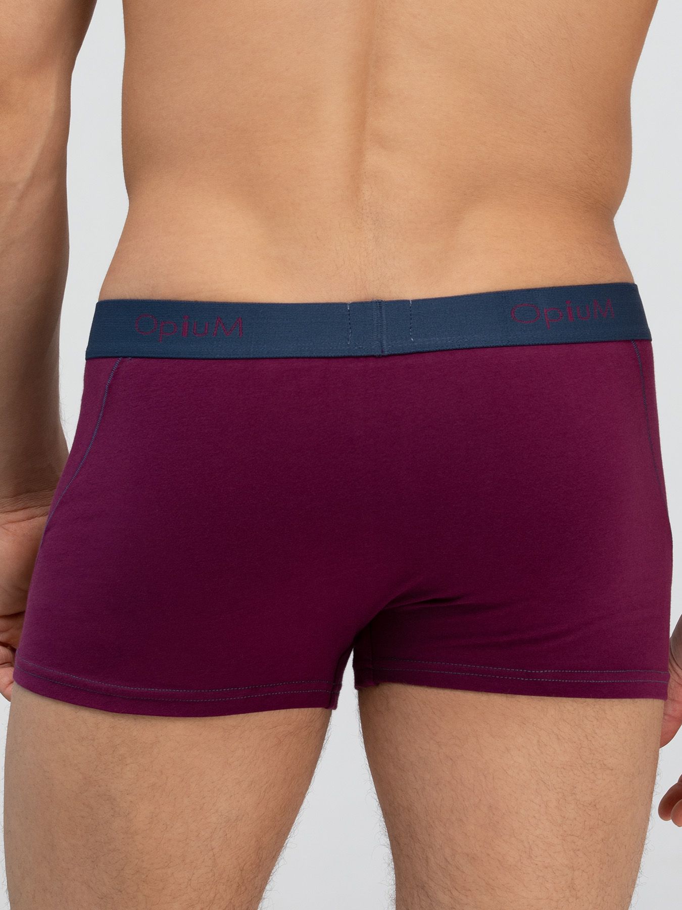 Мужские трусы-боксеры с контрастной отстрочкой 3