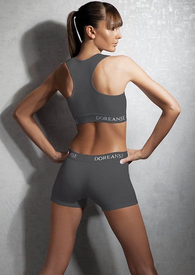 Удобный трикотажный спортивный бюстгальтер Doreanse Modal Basic 4