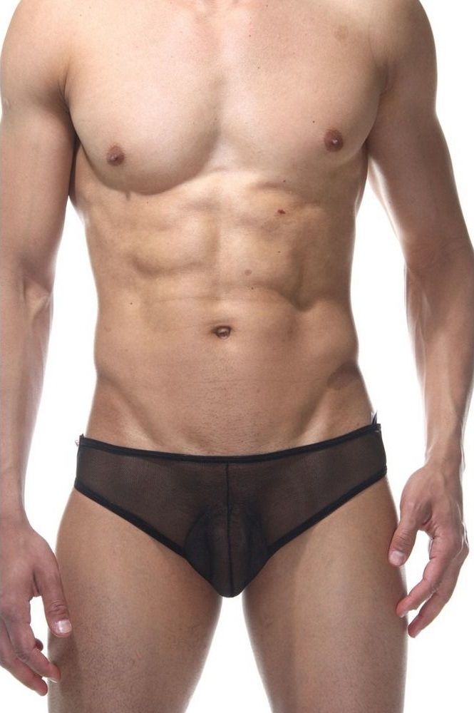 Мужские трусы-слипы с пикантной задней частью из рюшек 1