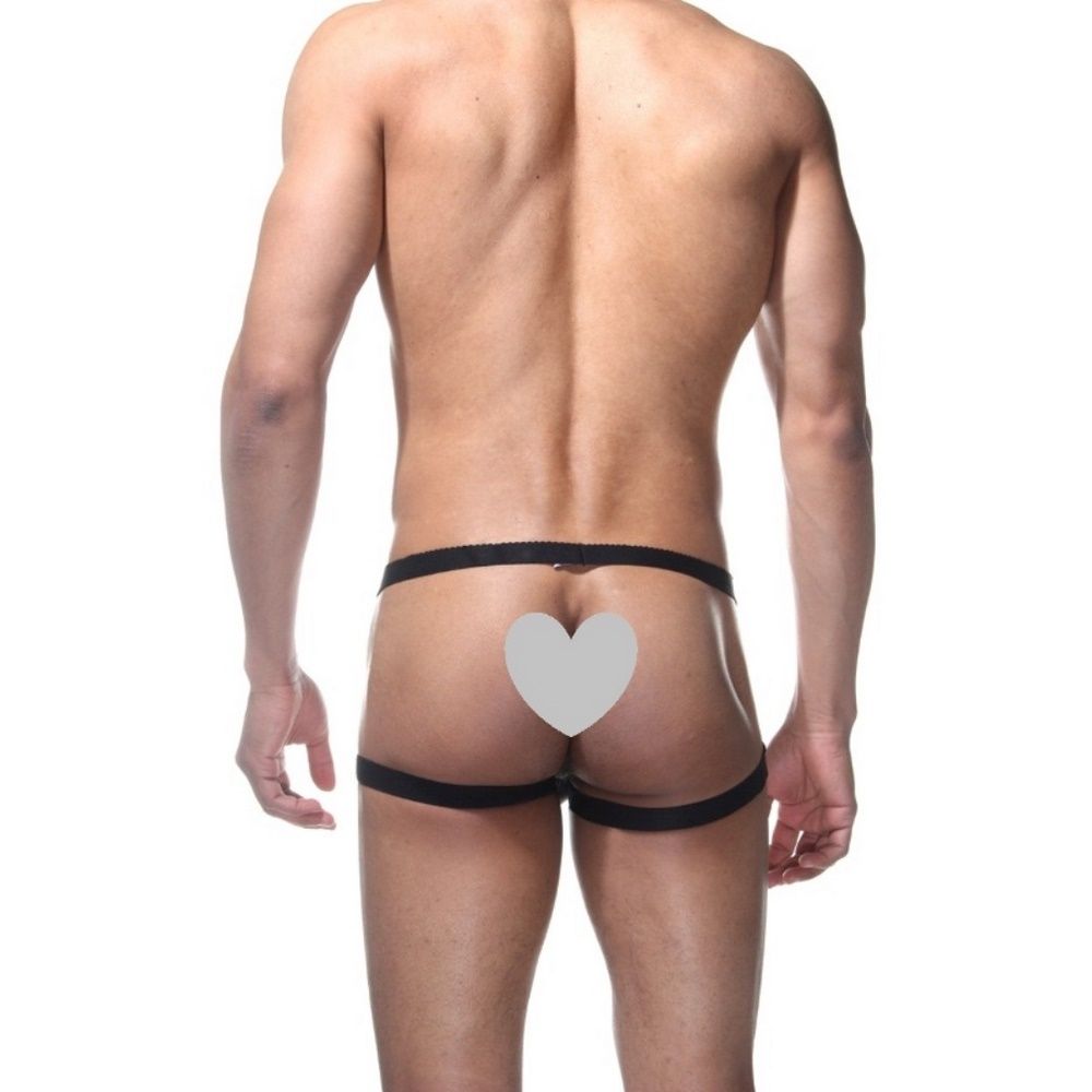 Бело-черные мужские трусы-джоки 2