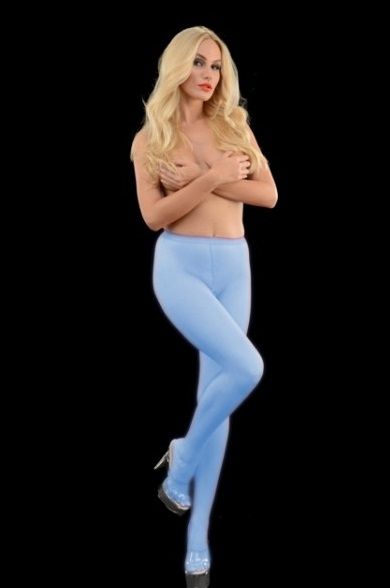 Оригинальные колготы с вырезом в зоне бикини 3