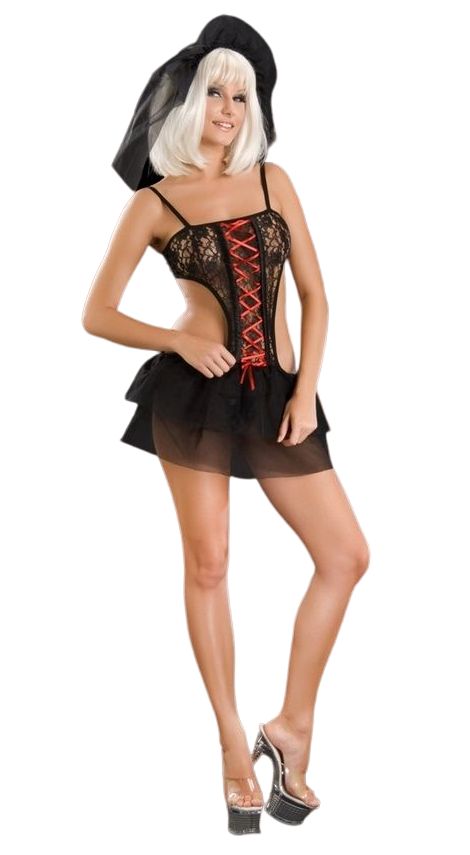 Женский костюм готической невесты 1