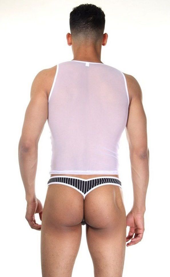 Сексуальный мужской комплект: майка и стринги 2