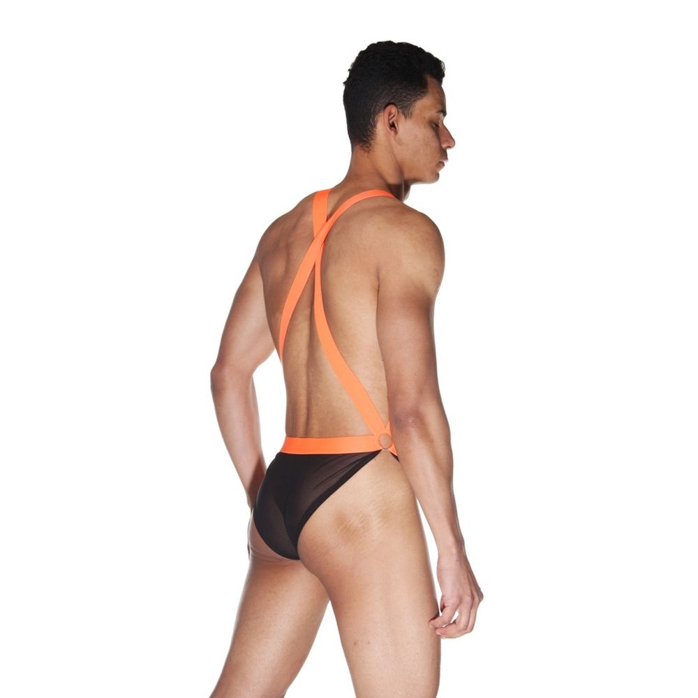 Оригинальное боди с яркими лямками 2