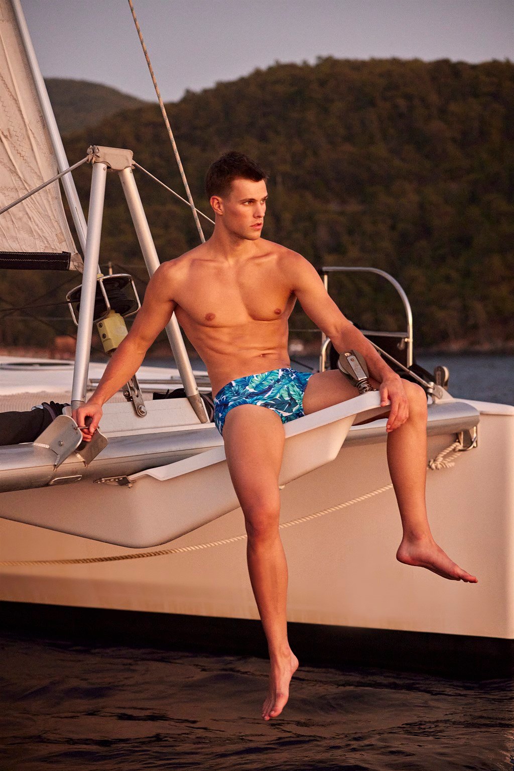 Мужские плавки с принтом в виде листьев Doreanse 3