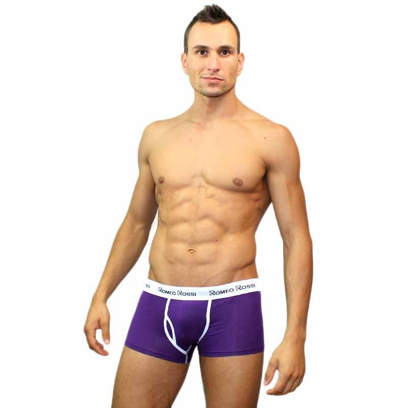 Набор из 3 фиолетовых трусов-боксеров 4