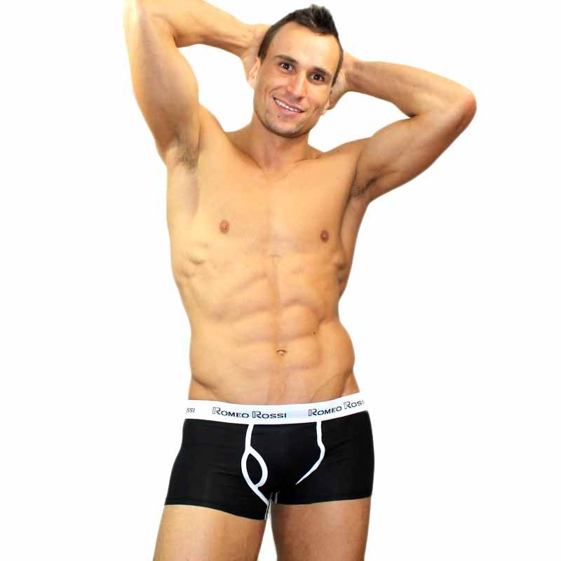 Набор из 4 разноцветных трусов-боксеров с контрастной резинкой 8