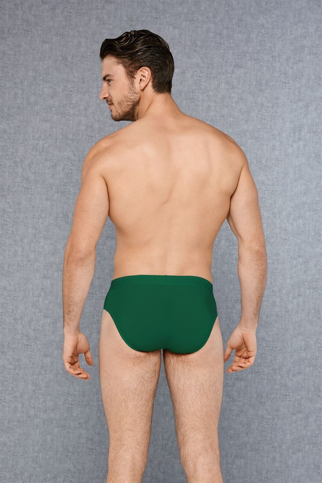 Набор из 3 трусов-брифов Doreanse Basic Cotton: зеленые, бордовые, синие 4