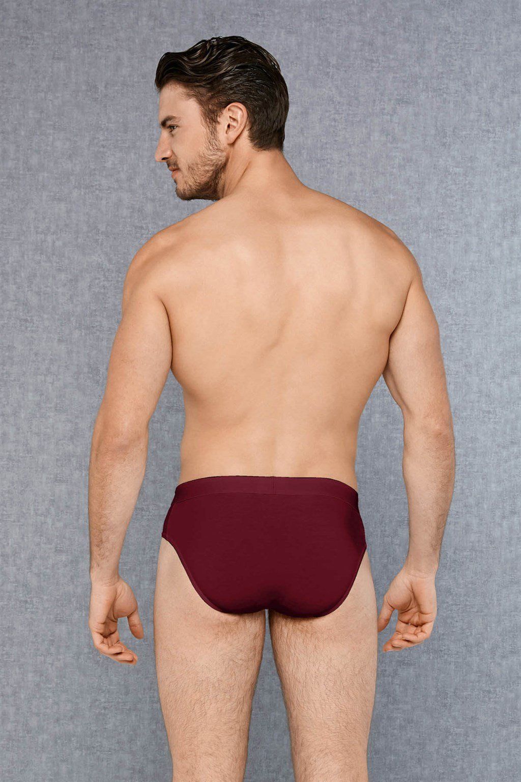 Набор из 3 трусов-брифов Doreanse Basic Cotton: зеленые, бордовые, синие 6