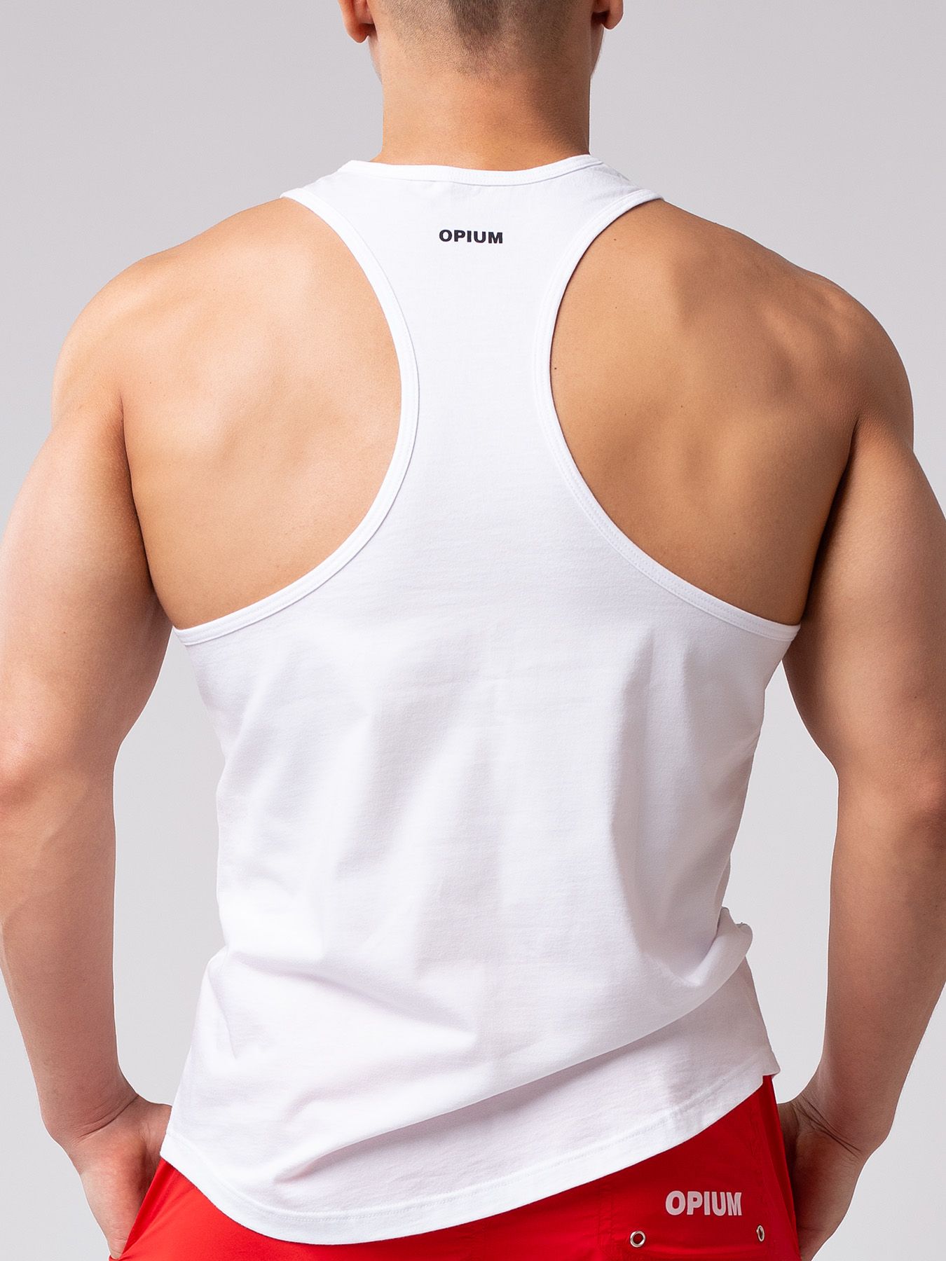 Мужская майка-борцовка из хлопка 4