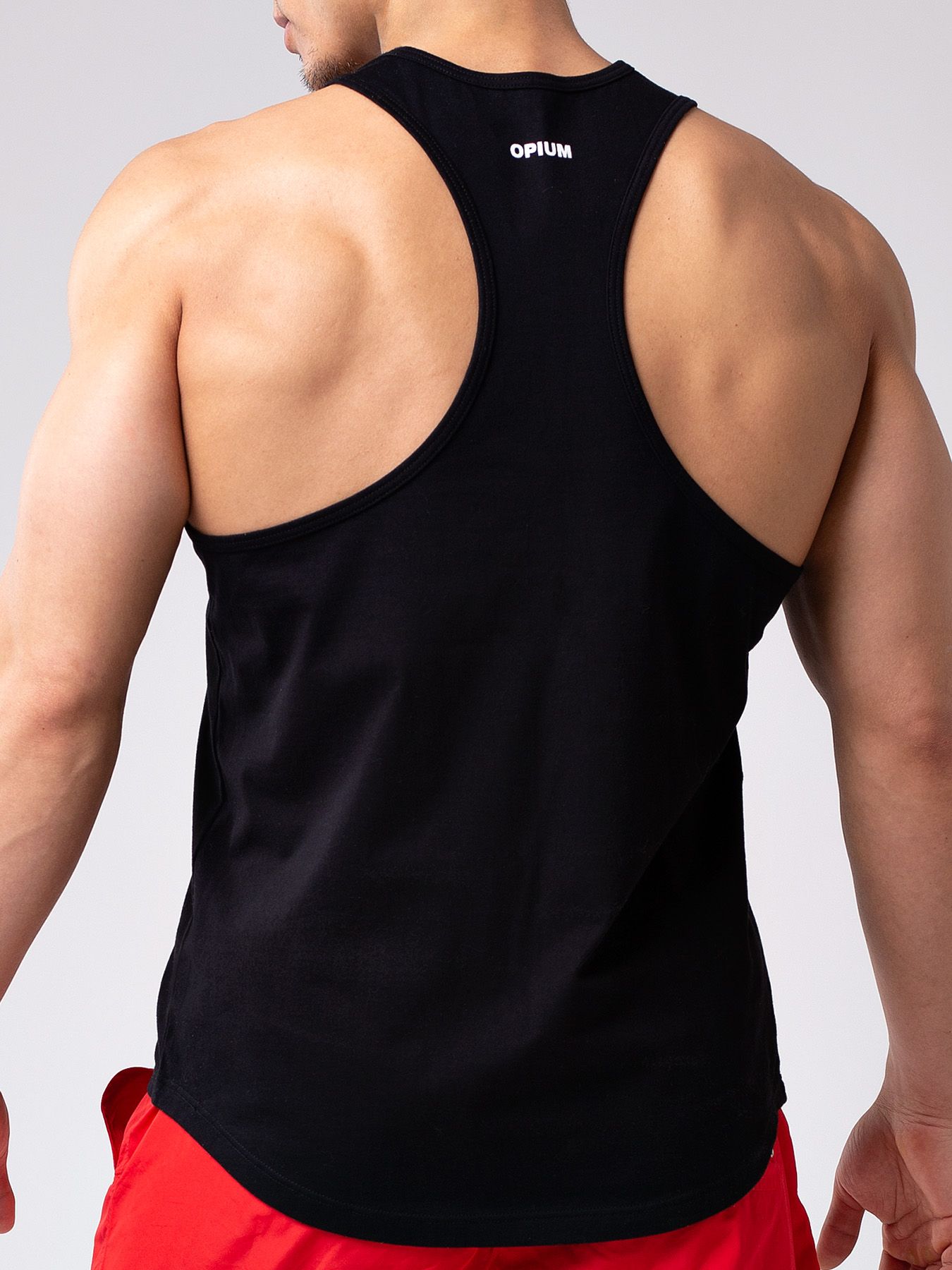 Мужская майка-борцовка из хлопка 2