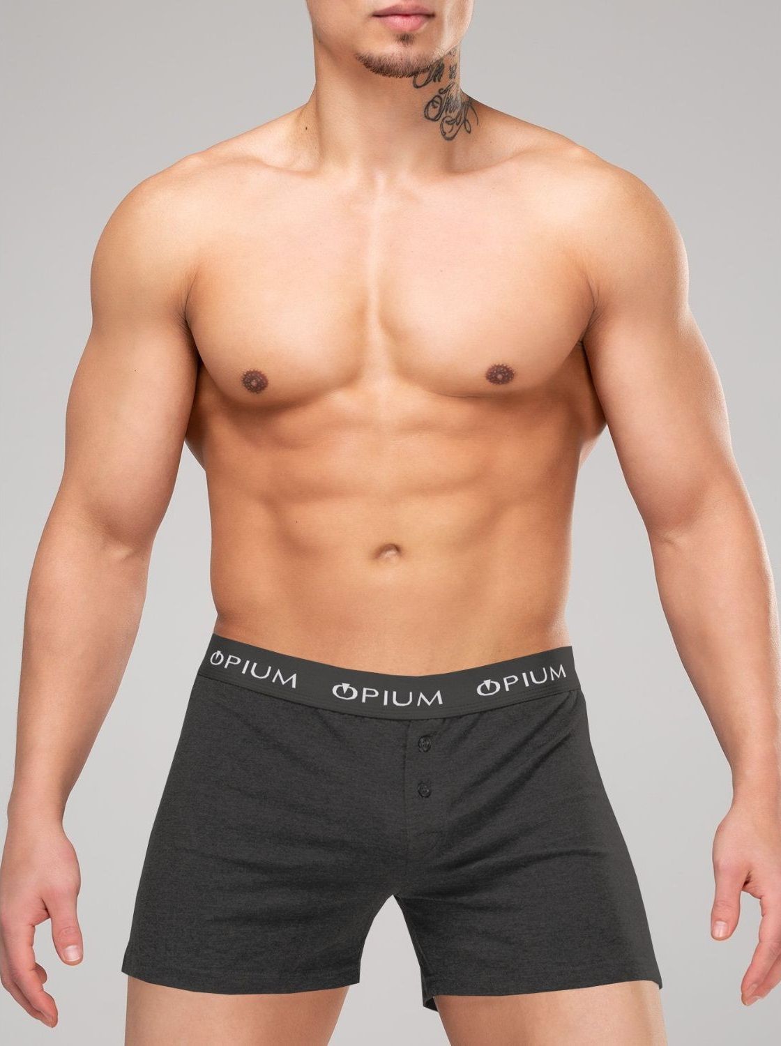 Мужские трусы-шорты с пуговицами 6