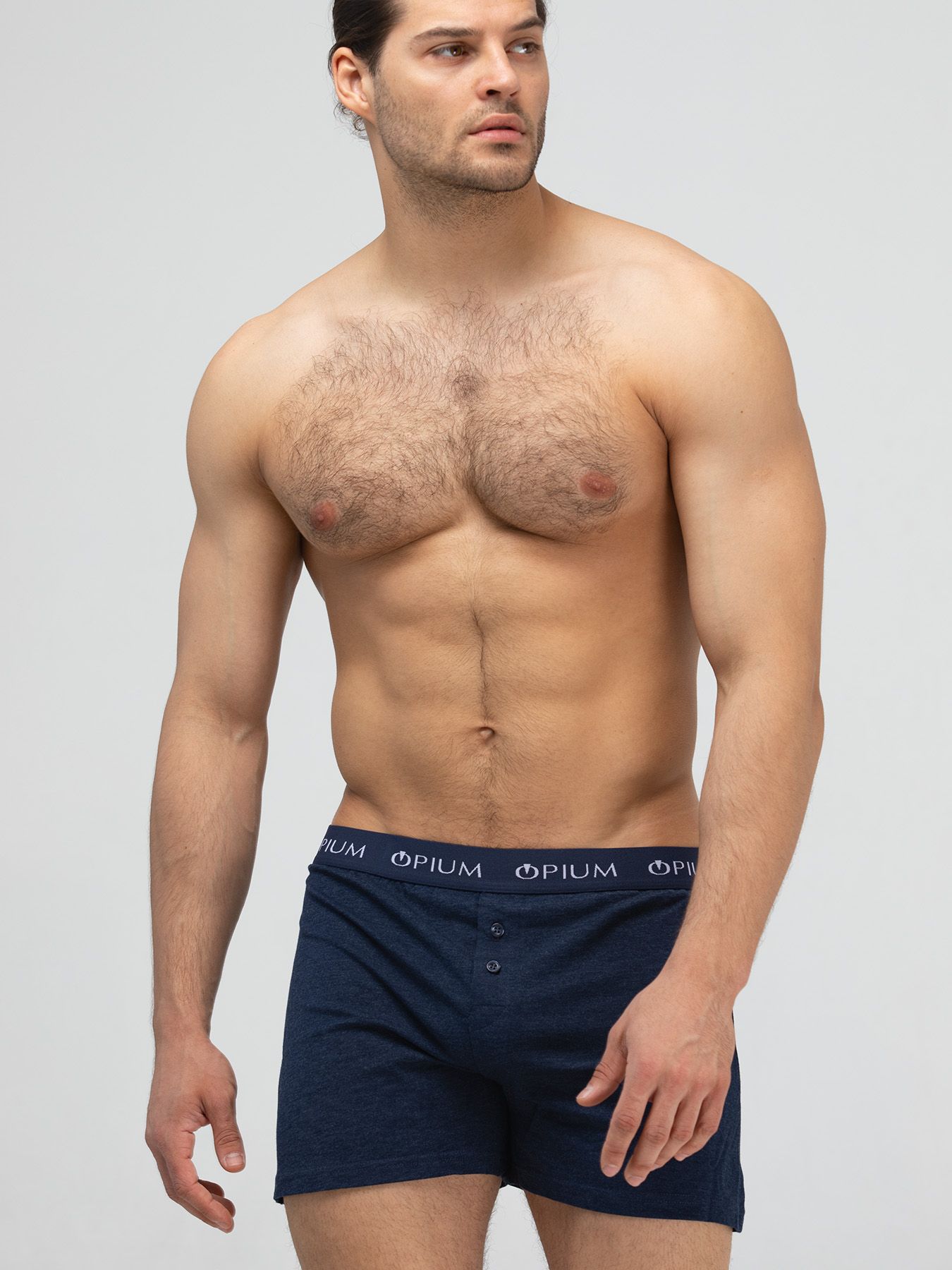 Мужские трусы-шорты с пуговицами 4