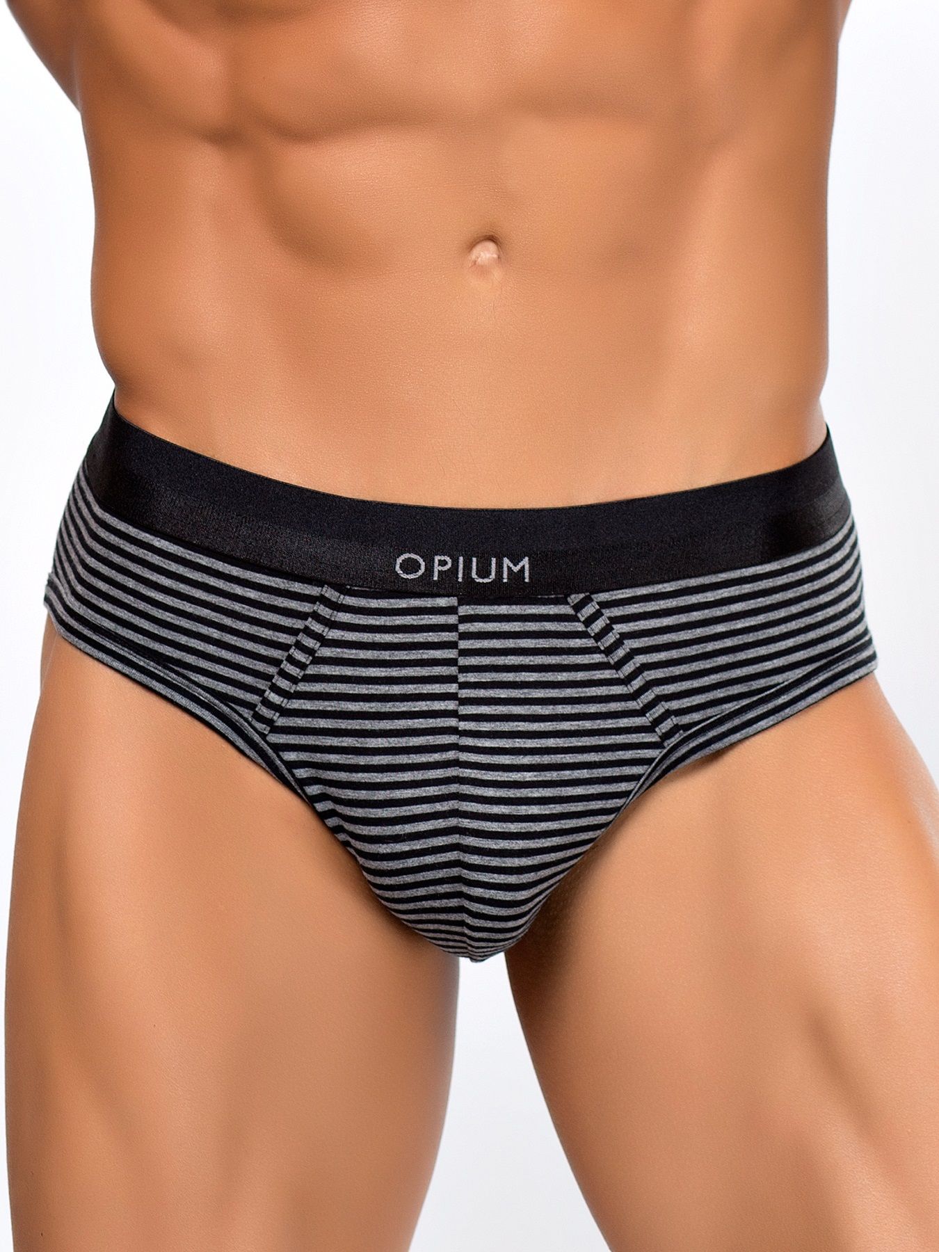 Мужские трусы-слипы в полоску 1