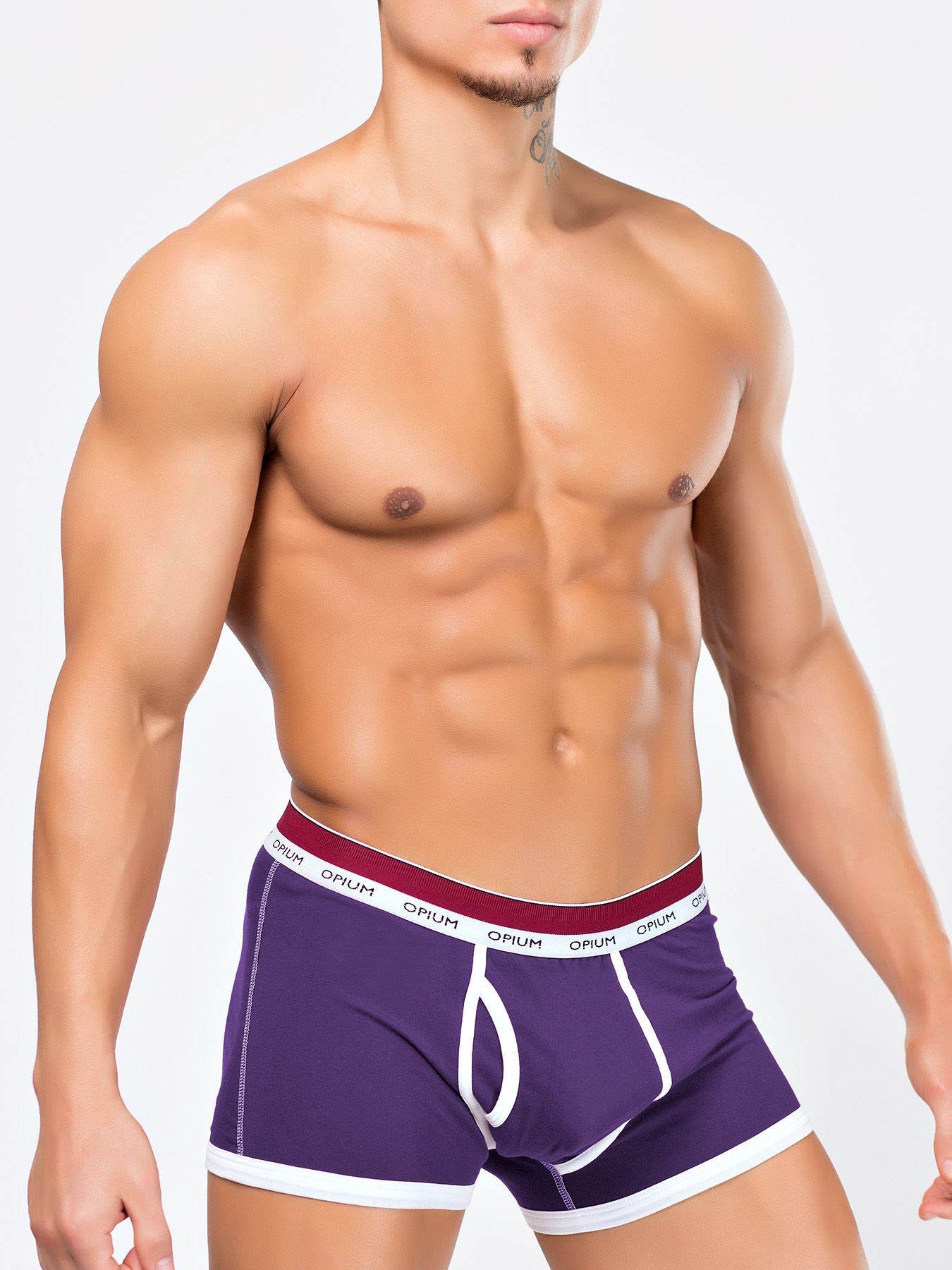 Яркие мужские боксеры с контрастным кантом 8