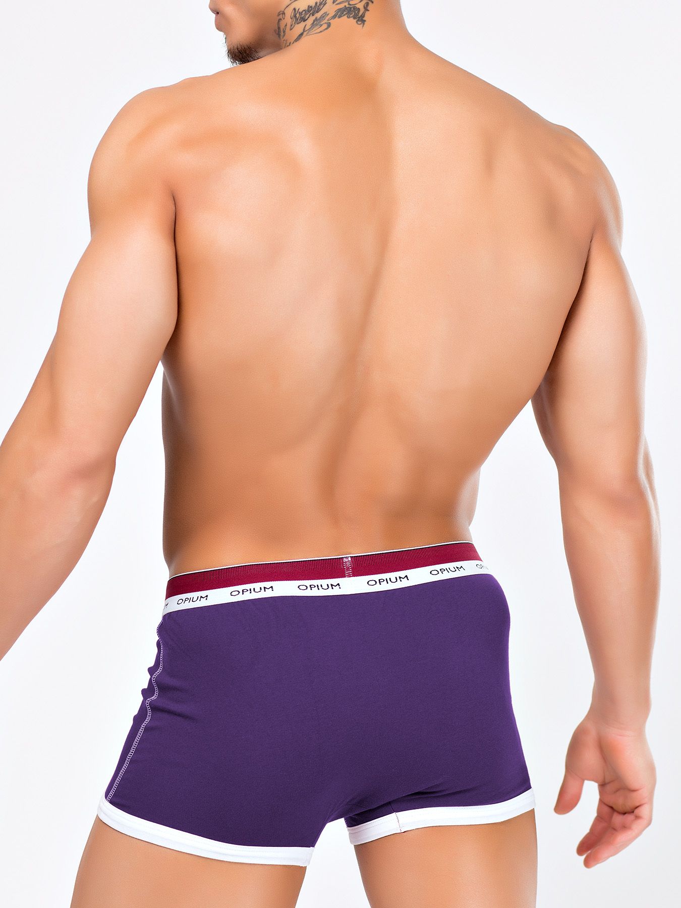 Яркие мужские боксеры с контрастным кантом 9