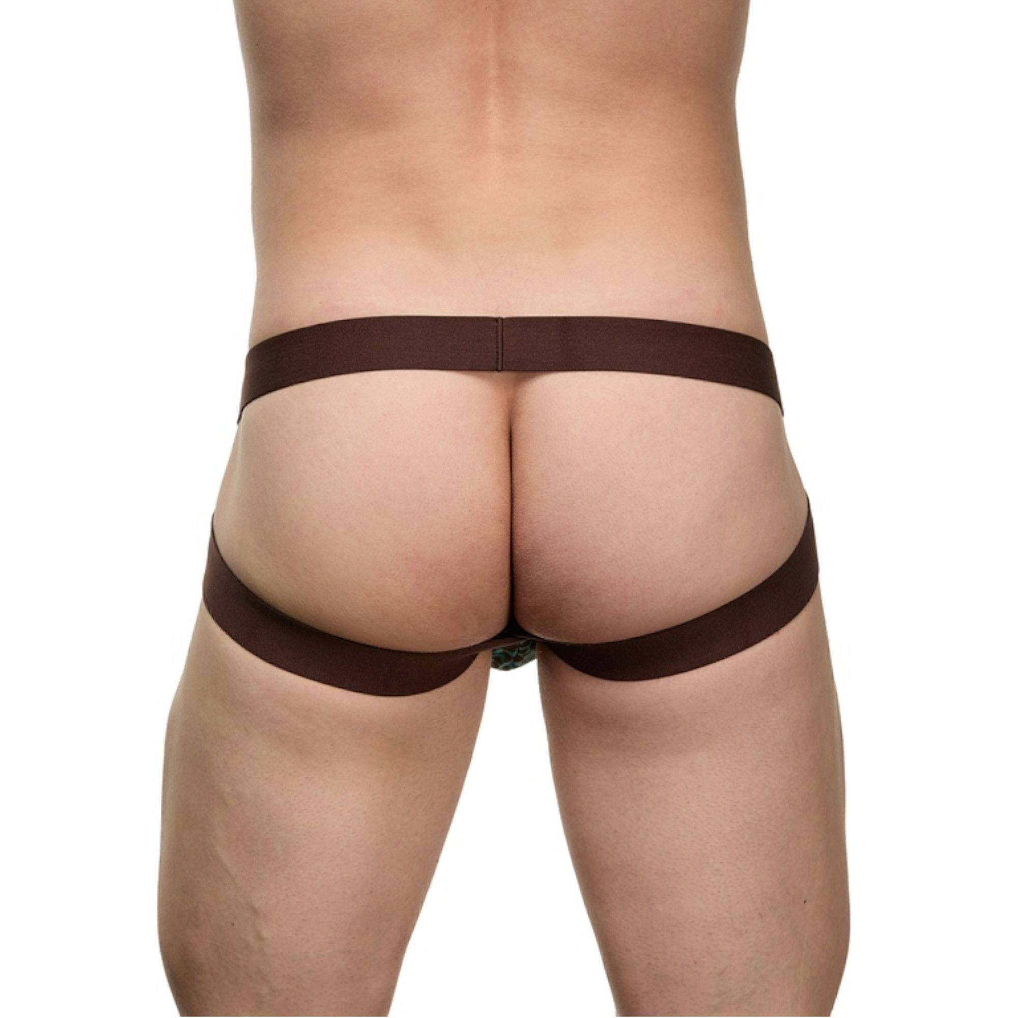 Стильные мужские трусы-джоки с леопардовым принтом 2