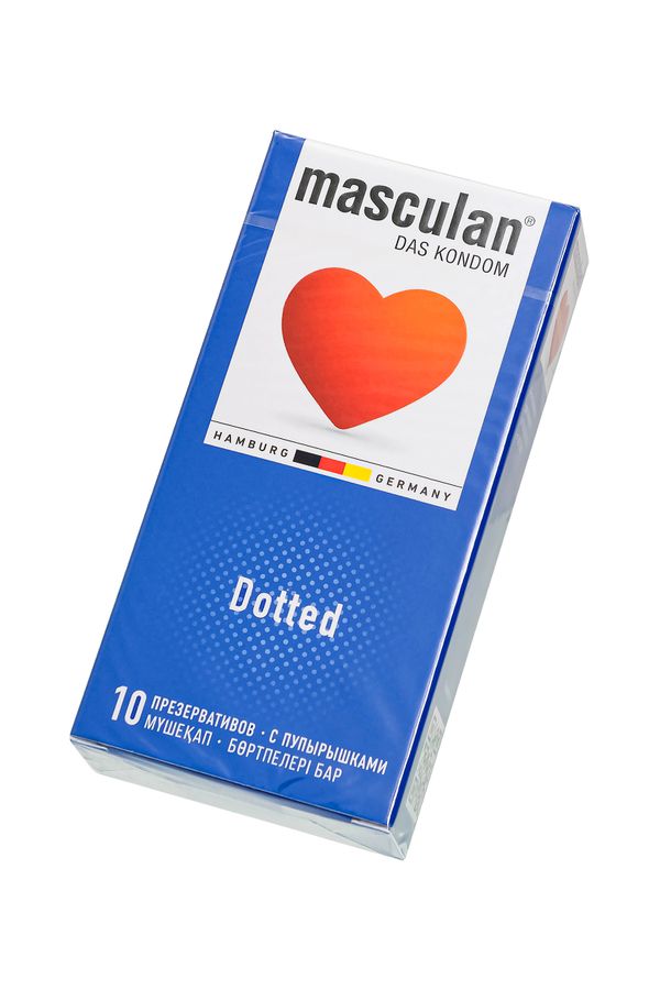 Презервативы с пупырышками Masculan Dotted - 10 шт. 3