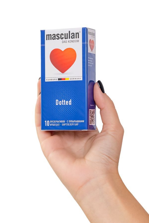 Презервативы с пупырышками Masculan Dotted - 10 шт. 4