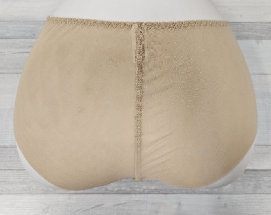 Оригинальные трусики-слипы из сетки с принтом 9