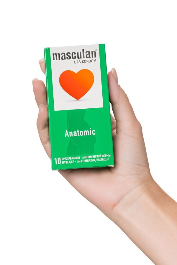 Презервативы анатомической формы Masculan Anatomic - 10 шт. 2