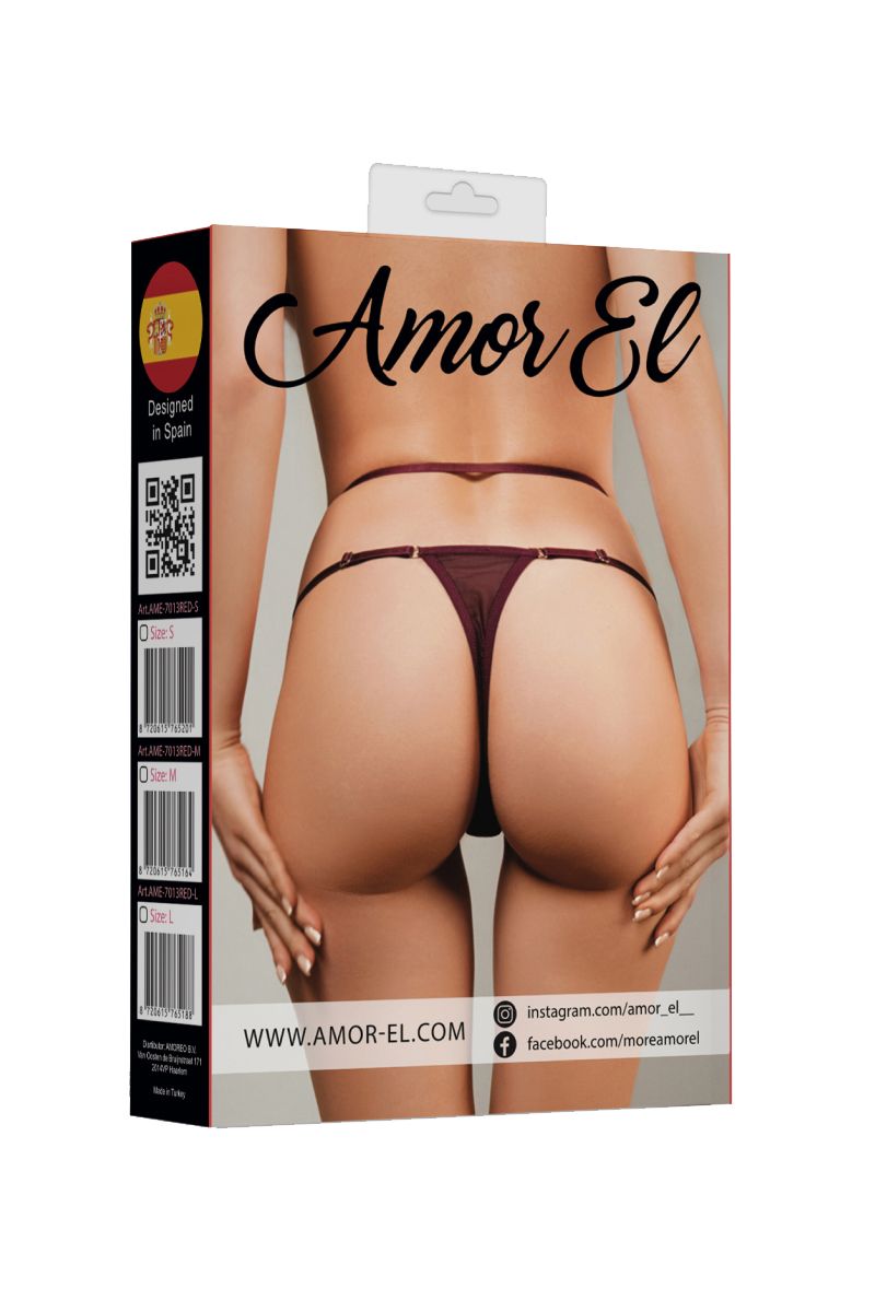 Сексуальные трусики-танга со сверкающей съёмной бретелью 10