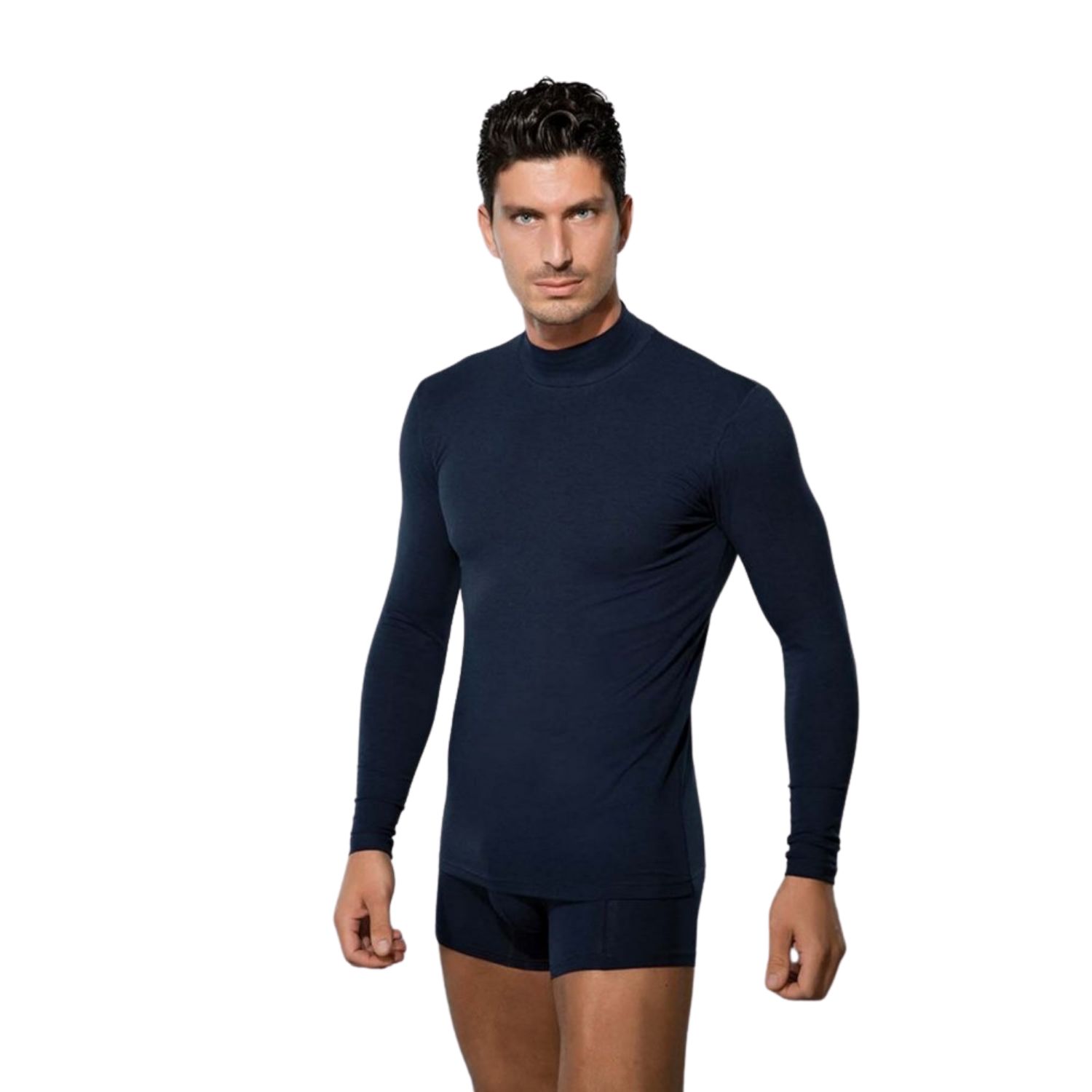 Лонгслив с воротником-стойкой Doreanse Modal Basic 1