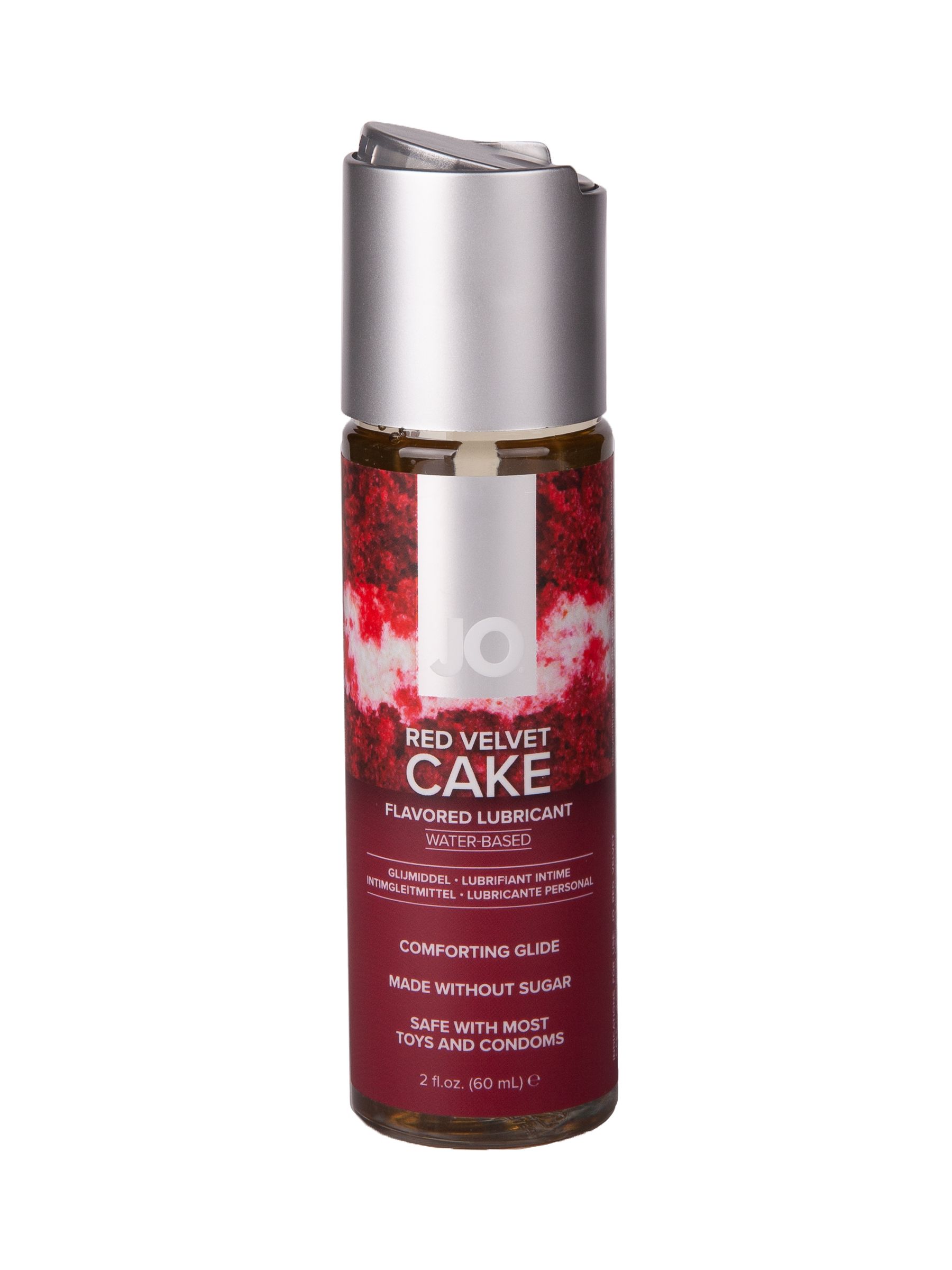 Лубрикант на водной основе JO H2O Red Velvet Cake Flavored Lubricant - 60 мл. 4