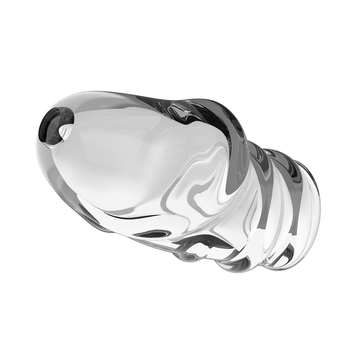 Прозрачная утолщающая насадка на пенис Jeremy - 7 см. 3