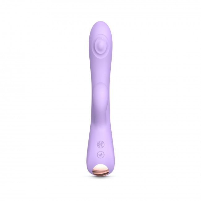 Сиреневый вибратор-кролик Bunny & Clyde - 22,5 см. 3