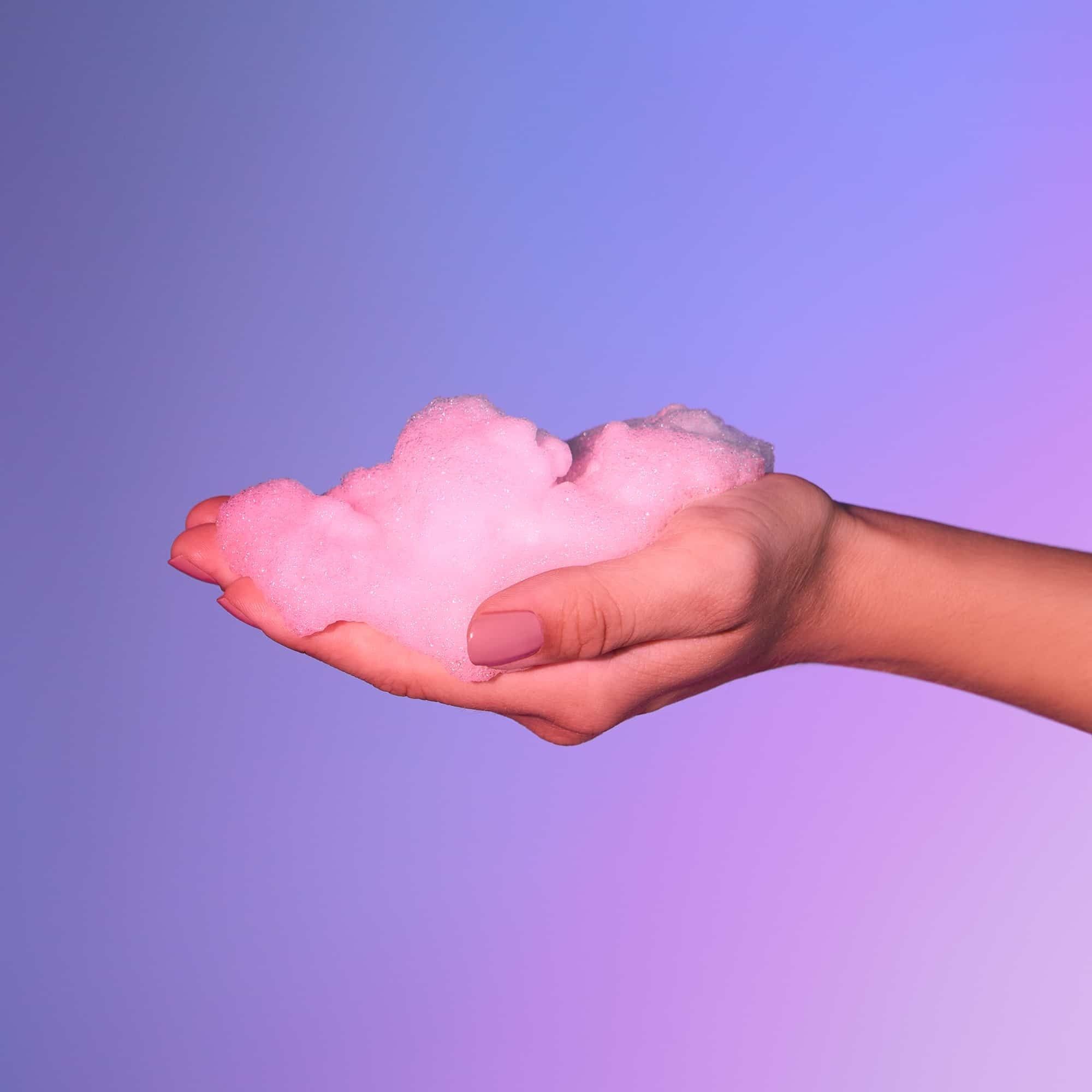 Массажная хрустящая пенка Tickle My Body Cotton Candy с ароматом сладкой ваты - 150 мл. 2