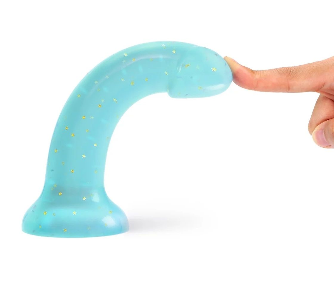 Фаллоимитатор из жидкого силикона Dildolls Nightfall - 17,6 см. 3