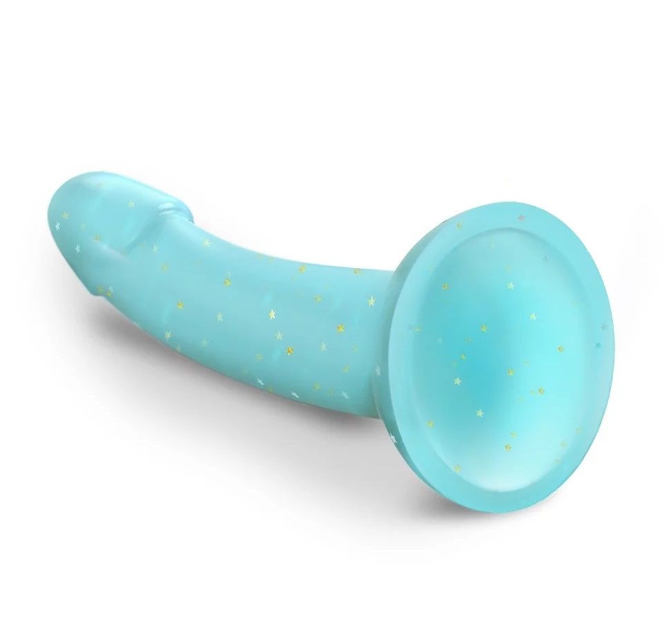 Фаллоимитатор из жидкого силикона Dildolls Nightfall - 17,6 см. 4