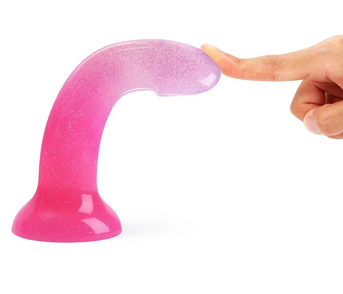 Фаллоимитатор из жидкого силикона Dildolls Sunrise - 17,6 см. 4