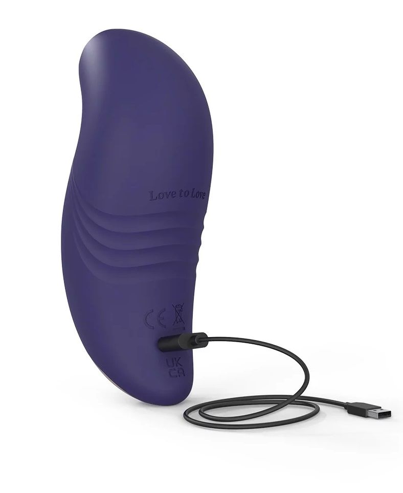 Темно-синий вакуум-волновой стимулятор Believer 2